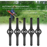 5PC Plastic Lawn Mower Blade Grass Cutter Grass Trimmer Weeder Blade Replacement Mower Accessory