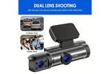 Dual Lens Car DVR Dash Cam Driving Recorder G-sensor HD Front And Inside Camera (WIFI Car Recorder