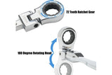 20Pcs Flex Head Ratchet Wrench Set Multi Tool Kit 8mm-19mm Torx