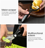 6-Piece Japanese Kitchen Knife Set - Steel Chef Knives with Cleaver, Professional Cooking Knives for Home & Restaurant Use