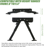 RV Step Stabilizer Kit - Trailer & RV Jack Folding Stabilizer with Adjustable Height/Angle, Non-Slip Pads