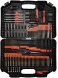 246pcs Drill Bit Set Tool Combination Kit Woodworking Flat Drill Bits
