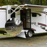 RV Step Stabilizer Kit - Trailer & RV Jack Folding Stabilizer with Adjustable Height/Angle, Non-Slip Pads