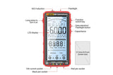 681 Digital Multimeter Smart Rechargeable NCV Tester Large LCD Voltmeter