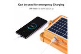 Solar USB Power Rechargeable LED Work Lights Camping Emergency Light Portable