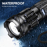 900000 Lumens XHP50 Zoom Flashlight LED Rechargeable Lamp Torch