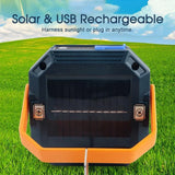 2400mah Solar Camping LED Lantern USB-C Charging & Powerbank