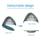 Outdoor Foldable Beach Tent Portable Sun' Shade Shelter Pool for Kids Baby Toys