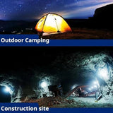 2400mah Solar Camping LED Lantern USB-C Charging & Powerbank