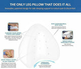 Knee Support Pain Relief Memory Foam Leg Pillow Cushion Washable Cover
