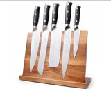 Wood Magnetic Knife Storage Cutlery Holder Stand Rack Block Kitchen Bar