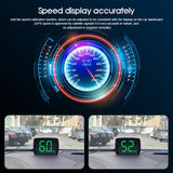 Universal HUD Head UP Display GPS Speedometer Digital Car Gauge Speedo KMH USB