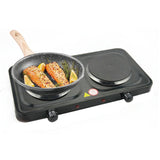 Double Hot Plate Electric Cooker Portable Table Top Hob 2000W