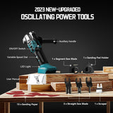 Brushless Cordless Multi Tool Set Cordless Oscillating Tool Makita 18v Battery