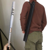 Olisicht Baseball Bat Steel 32 in Black with Carry Bag