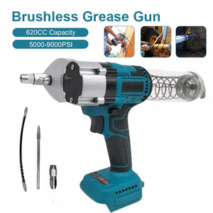 Grease Gun Maximum Cordless Electric Lithium Battery Oil Seal Greases Guns