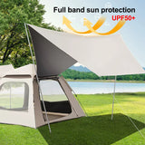 2-in-1 Outdoor Camping Sun Shade Portable Folding Camping Equipment Tent