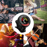 Guitar Tuner Clip On Tuner for Electric Acoustic Guitars Bass Chromatic Violin