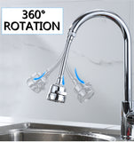 Moveable 360° Faucet Kitchen Water Saving Tap Head Filter Spray Extender Aerator