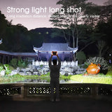 162LED Rechargeable Work Light Solar Floodlight USB Portable Emergency Lamp