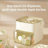Countertop Ice Maker Machine 48pcs Capacity Food-Grade Double-Layer