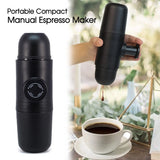 Portable Manual Espresso Maker – Travel Coffee Machine for Ground Coffee