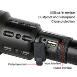 9900000Lumens Super Bright Tactical Flashlight Zoomable Rechargeable Torch Light