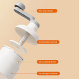 Manual Shaved Ice Maker Small Ice Crusher Snow Cone Machine for Desserts & Drinks