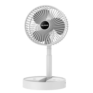 Telescopic Portable Floor Fan 3 Speeds USB Foldable Fan