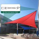 Sun Shade Sail Fixing Hardware Accessories Kit Garden Patio Sunscreen Canopy