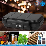 Stash Box ABS Plastic Storage Container with combination lock Smell Proof