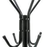 3-Tier Hat Clothes Rack Metal 12 Hook Coat Hanger Stand