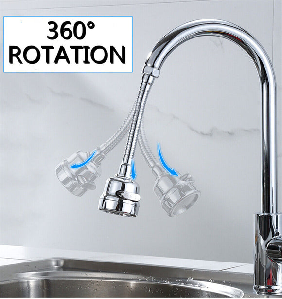 360° Moveable Rotatable Faucet Kitchen Water Saving Tap Head Sink Filter Sprayer