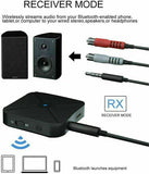 Wireless Bluetooth Music Audio Transmitter Receiver HIFI MP3 TV Adapter RCA AUX