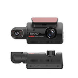 Uber Car 3" 1080P Dual Dash Cam IR Night Vision Video Recorder Camera G sensor