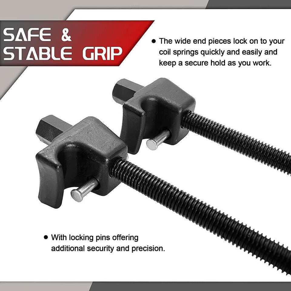 2X Heavy Duty Coil Spring Compressor Clamp Auto Car Truck Shocker Stru ...