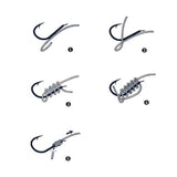 Fishing Hooks Set High Carbon Steel Barbed Fish Hook for Saltwater Fishing Gear