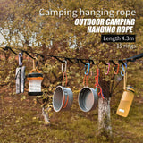 Camping Lanyard Rope Camp Hanging Rope Tent Accessories Campsite Clothesline