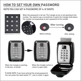 Waterproof Anti-Theft Car Window Mounted Password Keybox