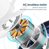 8Inch USB Powerful Silent Cooling Desk Fan Portable USB Fan 360°