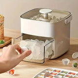 Countertop Ice Maker Machine 48pcs Capacity Food-Grade Double-Layer