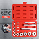 Wheel Bearing Race Seal Bush Driver Set Garage Tool Kit 17pc Aluminum mm