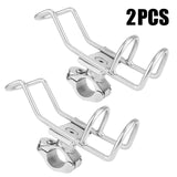 Stainless Steel Rod Holder Rail Mount Wire Fishing Boat Marine Grade 2PCS