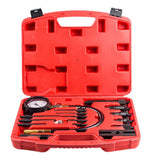 17PCS AU Diesel Engine Compression Tester Kit Tool Set Automotive Compressor