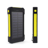 10000mah Solar Power Bank Portable External Battery Dual USB Phone Charger