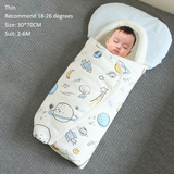 Baby Sleeping Bag 0-2Months Envelopes for Newborns Baby Swaddling Wraps 60CM