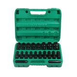 20PCS 8-32MM 1/2" Drive Deep Impact Socket Set CR-V Steel Metric Sockets Long