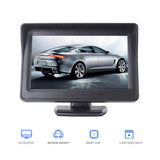 4.3" HD Monitor Reverse Camera Rear View Backup Parking Cam Kit Night Vision