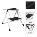 Folding Caravan Steps Double Portable Steady Stool Ladder Anti Slip Accessories