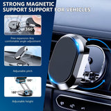 Metal Magnetic Car Phone Holder Folding Magnet Dash Mount Mobile Phone